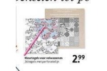 kleurtegels voor volwassenen nu eur2 99