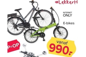 e bikes nu al vanaf eur990