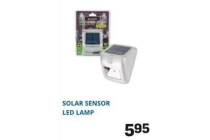 solar sensor led lamp