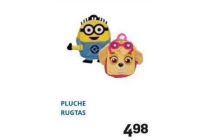 pluche rugtas
