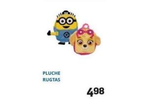 pluche rugtas