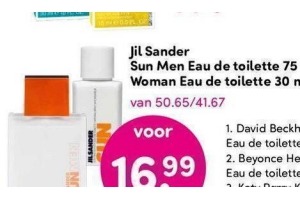 jil sander eau de toilette