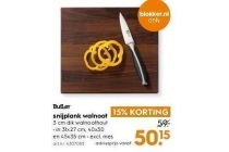snijplank walnoot