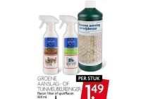 groene aanslag of tuinmeubelreiniger