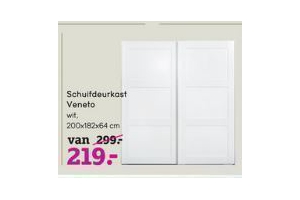 schuifdeurkast veneto