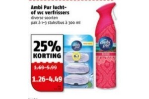 ambi pur lucht of wc verfrissers