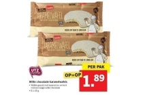 witte chocolade karamelwafel