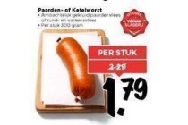 paarden of ketelwors