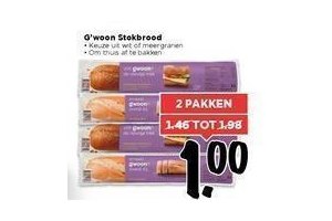 g woon stokbrood