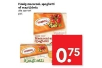 honig macaroni spaghetttiof maaltijdmix