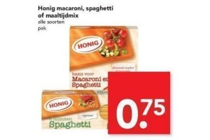 honig macaroni spaghetttiof maaltijdmix