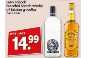 glen talloch whisky of esbjaerg wodka