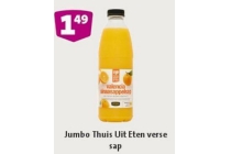 jumbo thuis uit eten verse sap