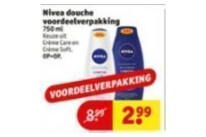 nivea douche voordeelverpakking