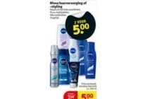 nivea haarverzorging of styling