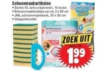 schoonmaakartikelen
