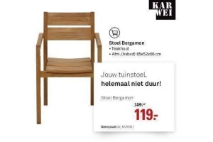 stoel bergamon