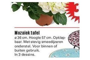 mozaiek tafel