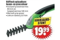 hoefftech oplaadbare buxus en grasschaar