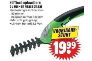 hoefftech oplaadbare buxus en grasschaar