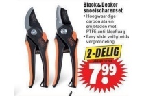 black en decker snoeischarenset