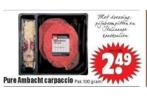 pure ambacht carpaccio