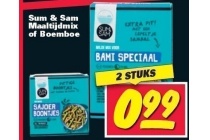 sum en sam maaltijdmix of boemboe