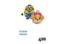 pluche rugtas