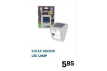 solar sensor led lamp