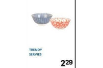 trendy servies