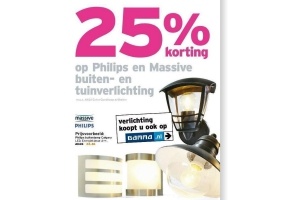philips en massive buiten en tuinverlichting