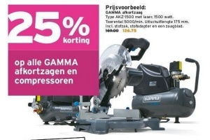 afkortzagen en compressoren