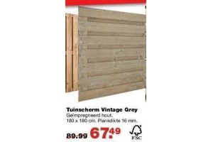 tuinscherm vintage grey