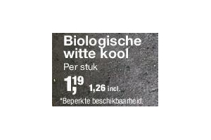 biologische witte kool