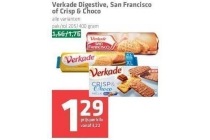 verkande digestive san francisco of crisp en choco