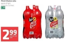 first choice cola