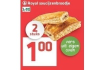 royal saucijzenbroodje