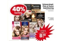 schwarzkopf poly of syoss haarkleuring