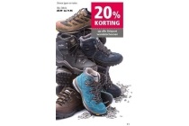 20 korting op alle grisport wandelschoenen