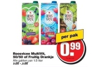 roosvicee multivit 50 50 of fruitig drankje