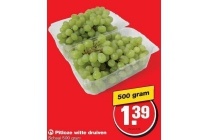 pitloze witte druiven