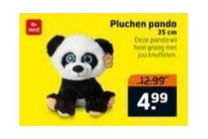 pluchen panda