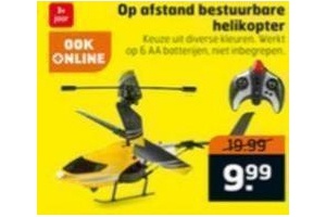 op afstand bestuurbare helikopter