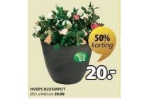 hveps bloempot