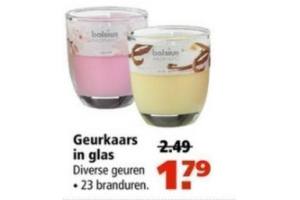 geurkaars in glas