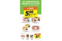 ah aardappelen vlees groente