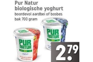 pur natur biologische yoghurt