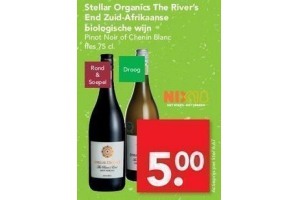 stellar organics the river s end zuid afrikaanse biologische wijn