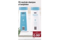 ph neutrale shampoo of bodylotion