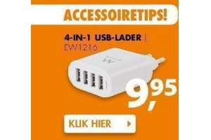 4 in 1 usb lader